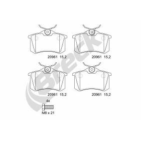 Bremsbeläge 20961 00 704 00 von BRECK günstig für 36,66 € online kaufen