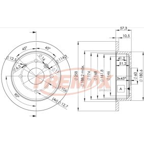 Bremsscheibe BD-6028 von FREMAX günstig für 51,56 € online kaufen