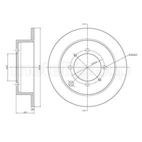 Bremsscheibe für HYUNDAI von CIFAM