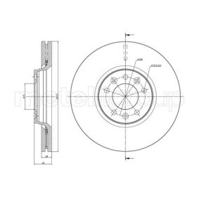 Bremsscheibe 800-886C von CIFAM günstig für 158,12 € online kaufen