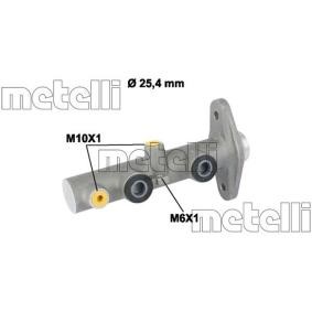 Comprar Cilindro principal de freno de METELLI 05-0822 a bajo precio de 69,74 €