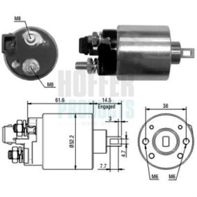 Magnetschalter, Anlasser 6646123 von HOFFER günstig für 35,26 € online kaufen