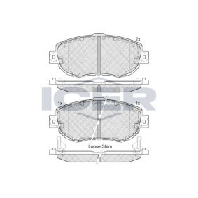 Compre Pastilhas de travão da ICER 182203 a um preço baixo por 51,89 €