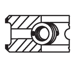 Kolbenringsatz 353 RS 10101 0N2 von MAHLE ORIGINAL günstig für 55,41 € online kaufen