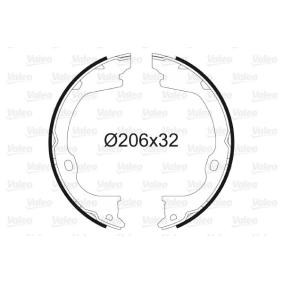 Bremsbackensatz, Feststellbremse 564203 von VALEO günstig für 38,61 € online kaufen