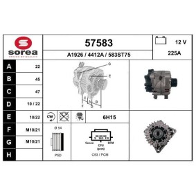 Lichtmaschine 57583 von EAI günstig für 312,13 € online kaufen