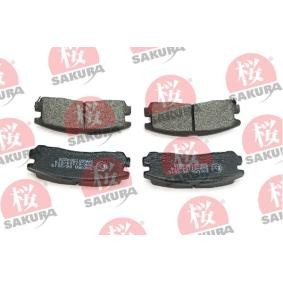 Osta Jarrupalat, levyjarru SAKURA:llä 601-50-4220 edullisesti hintaan 19,25 €