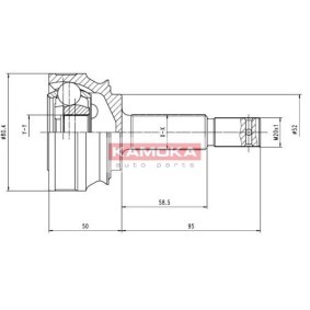 Acquista Kit giunti semiasse da KAMOKA 6078 a buon mercato per soli 34,00 €