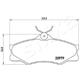 Køb Bremseskive af ASHIKA 61-01-128 til den lave pris 576,13 DKK