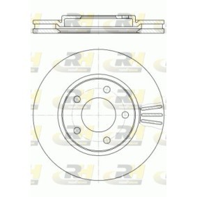 Bremsscheibe 61047.10 von ROADHOUSE günstig für 43,27 € online kaufen
