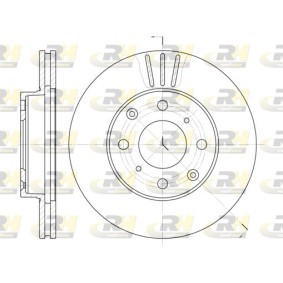 Bremsscheibe 6108.10 von ROADHOUSE günstig für 29,23 € online kaufen