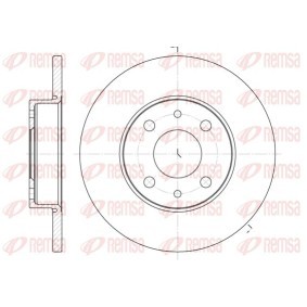 Bremsscheibe 6110 01 von KAWE günstig für 28,03 € online kaufen