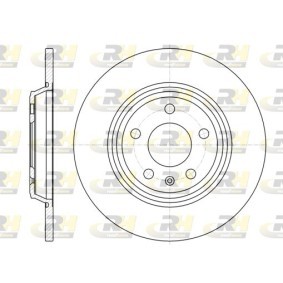 Bremsscheibe für AUDI von ROADHOUSE