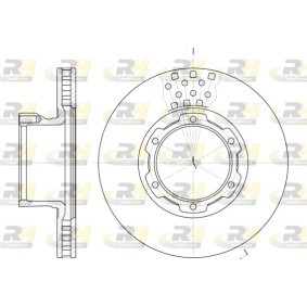 Bremsscheibe für MERCEDES-BENZ von ROADHOUSE