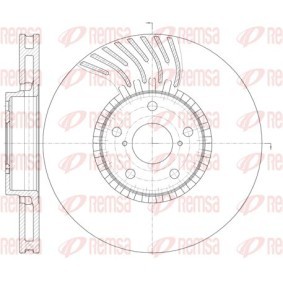 Bremsscheibe 61179 10 von KAWE günstig für 94,26 € online kaufen
