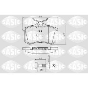 SEAT Bremsbeläge von SASIC