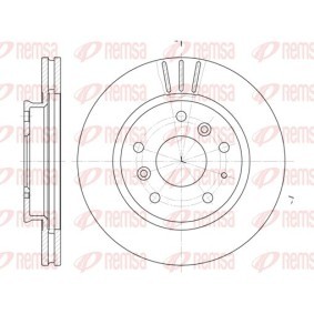 Achetez des Disque de frein KAWE 6237 10 à prix pour 44,43 €