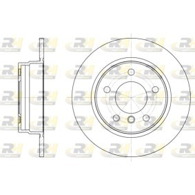 Bremsscheibe für PORSCHE von ROADHOUSE