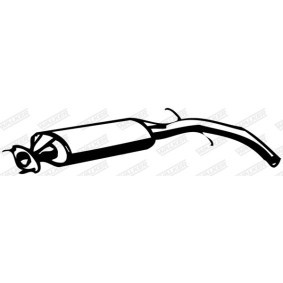 Acquista Marmitta centrale da WALKER 15367 a buon mercato per soli 35,31 €