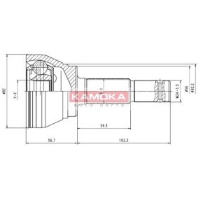 Gelenksatz, Antriebswelle 6292 von KAMOKA günstig für 38,78 € online kaufen