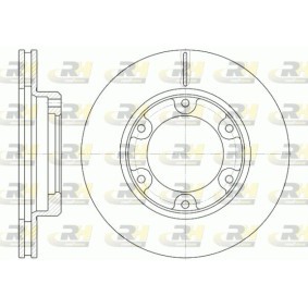 Bremsscheibe für TOYOTA von ROADHOUSE