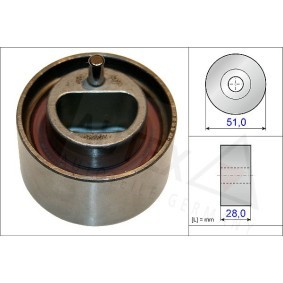 Spannrolle, Zahnriemen 654824 von AUTEX günstig für 33,59 € online kaufen