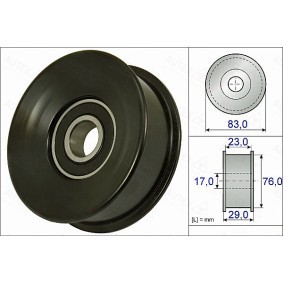 Umlenk- / Führungsrolle, Keilrippenriemen 654904 von AUTEX günstig für 35,89 € online kaufen