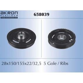 Riemenscheibe, Kurbelwelle 658039 von MALÒ günstig für 43,61 € online kaufen