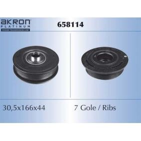 Achetez des Poulie damper (vilebrequin) MALÒ 658114 à prix pour 92,82 €