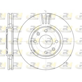 Bremsscheibe für CITROËN von ROADHOUSE