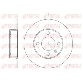 Bremsscheibe 6616 00 von KAWE günstig für 21,83 € online kaufen