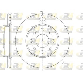 Bremsscheibe 6745.10 von ROADHOUSE günstig für 31,31 € online kaufen
