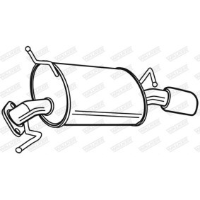Compre Panela de escape de WALKER online para CERATO três volumes (LD) a preços moderados