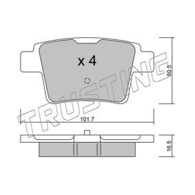 Bremsbeläge 693.0 von TRUSTING günstig für 76,21 € online kaufen