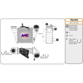 Acquista Intercooler da AHE 702.053 a buon mercato per soli 196,26 €