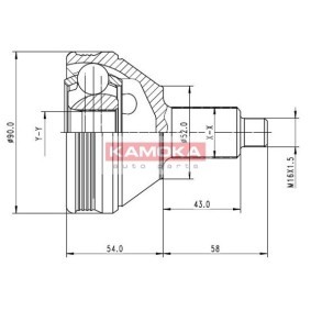 Acquista Kit giunti semiasse da KAMOKA 7086 a buon mercato per soli 21,08 €