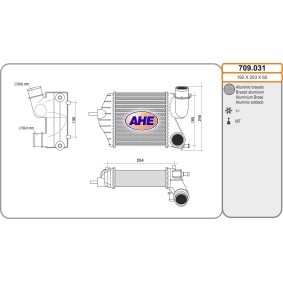 Köp Intercooler av AHE 709.031 till det låga priset 1712,13 kr