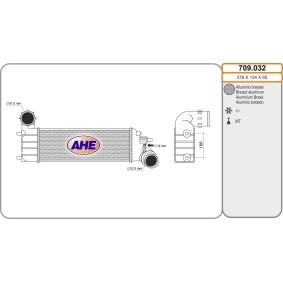 Köp Intercooler av AHE 709.032 till det låga priset 1807,38 kr