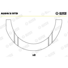 Acquista Spessore di registro, Albero a gomiti da GLYCO A209/2 STD a buon mercato per soli 8,25 €