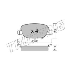 Bremsbeläge 720.0 von TRUSTING günstig für 97,79 € online kaufen