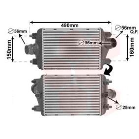 Achetez des Intercooler VAN WEZEL 74004080 à prix pour 459,33 €