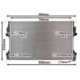 Acquista Radiatore motore da VAN WEZEL 74012702 a buon mercato per soli 240,05 €