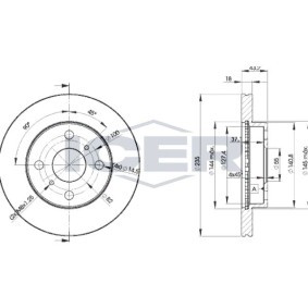 Achetez des Disque de frein ICER 78BD2020-2 à prix pour 28,05 €