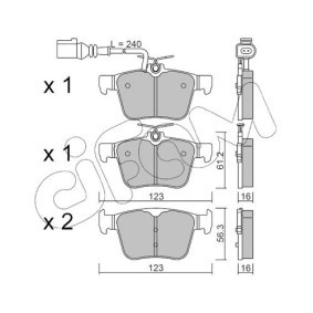 Bremsscheibe 800-720 von CIFAM günstig für 25,43 € online kaufen