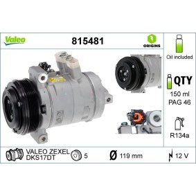 Compre Compressor, ar condicionado da VALEO 815481 a um preço baixo por 299,71 €