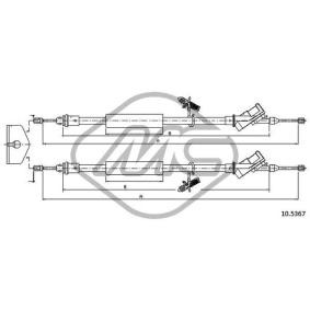 Handbremsseil 81828 von Metalcaucho günstig für 28,62 € online kaufen