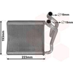 Acquista Scambiatore calore per riscaldamento abitacolo da VAN WEZEL 82006270 a buon mercato per soli 77,75 €