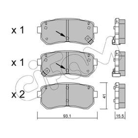 Bremsbeläge 822-725-1 von CIFAM günstig für 26,47 € online kaufen