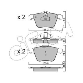 Compre Pastilhas de travão da CIFAM 822-835-1 a um preço baixo por 54,11 €