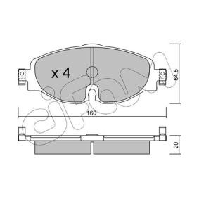 Bremsbeläge 822-950-0 von CIFAM günstig für 96,50 € online kaufen